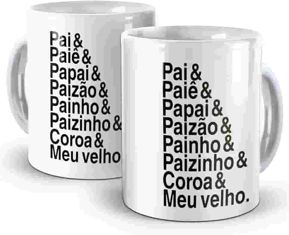 Caneca Presente Para O Dia Dos Pais Meu Pai Meu Heroi