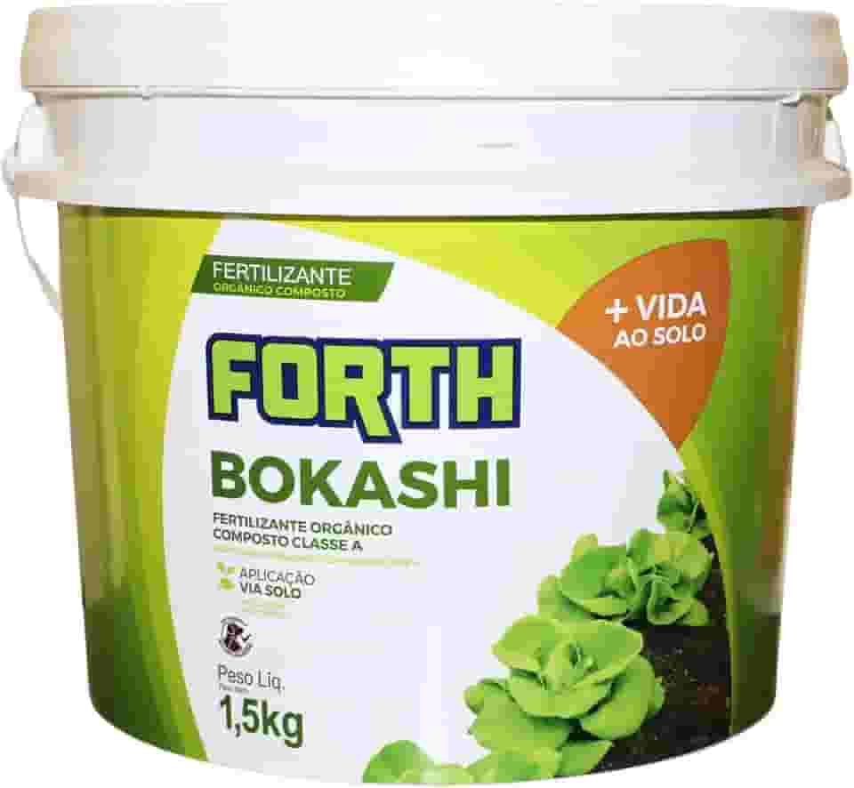 Forth Bokashi 1,5kg Composto 100% Orgânico Fermentado, Microorganismos Benéficos