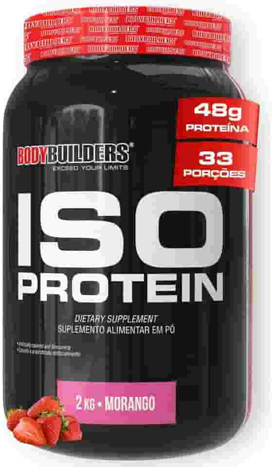 Whey Protein Iso Protein Morango 2kg - Bodybuilders
