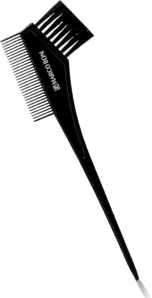 Pincel para Tintura de Cabelo com Pente, Cabo Separador de Mechas, 1386, Marco Boni, Preto, 1 Unidade, Marco Boni