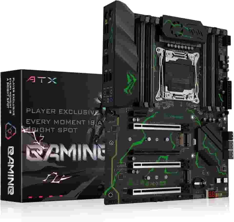 MACHINIST Placa-mãe LGA 2011-3, Intel X99 (Intel 5ª/6ª geração) (ATX, PCIe 3.0, DDR4, NVME/SATA M.2, inicialização/reinicialização de uma tecla, SATA 6Gb/s) para Xeon E5 V3/V4, Core i7 Series MR9S