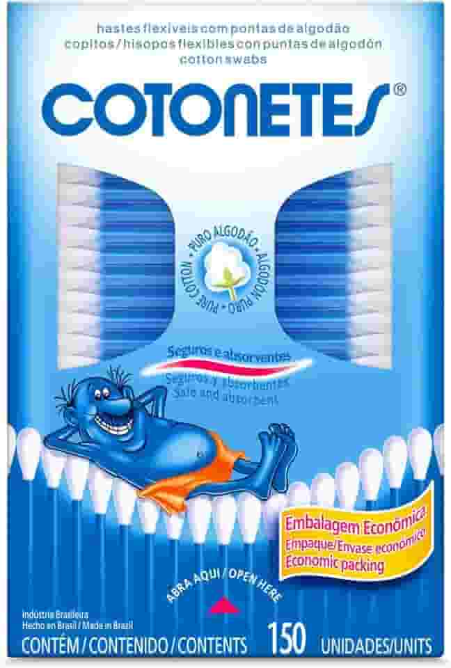 Cotonetes Hastes Flexíveis,150un