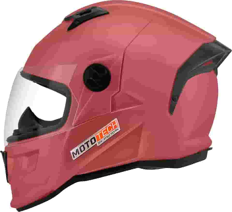 Pro Tork Capacete Fechado Stealth Moto Tech Fosco Tam.62 Rosa Feminino