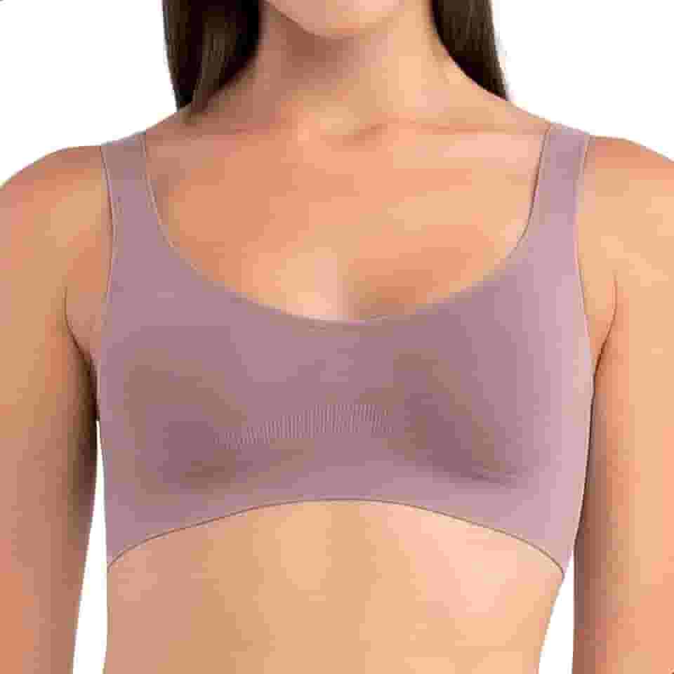 Top Sutiã Sem Costura Regata Sem Bojo Anatômico Poliamida She by Mash Feminino