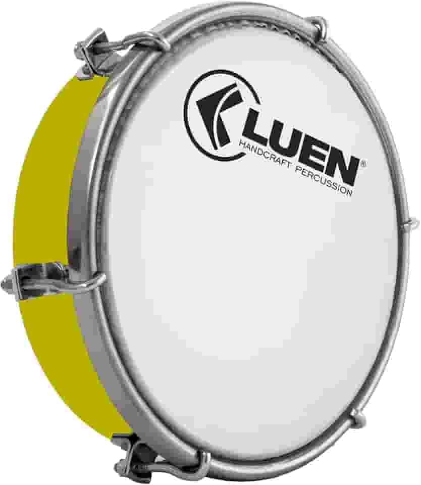 Tamborim Abs Amarelo 6 Tarr Pele Leitosa