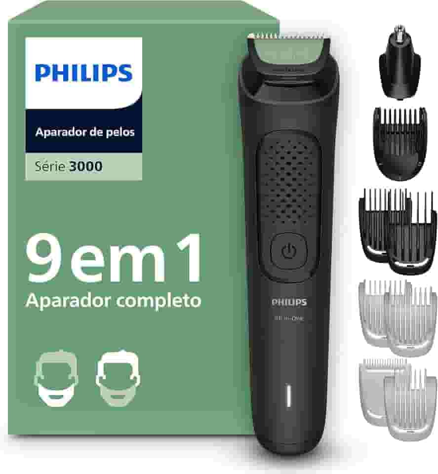 PHILIPS Multigroom Aparador de Pelos 9 em 1, Bivolt - MG3927/15
