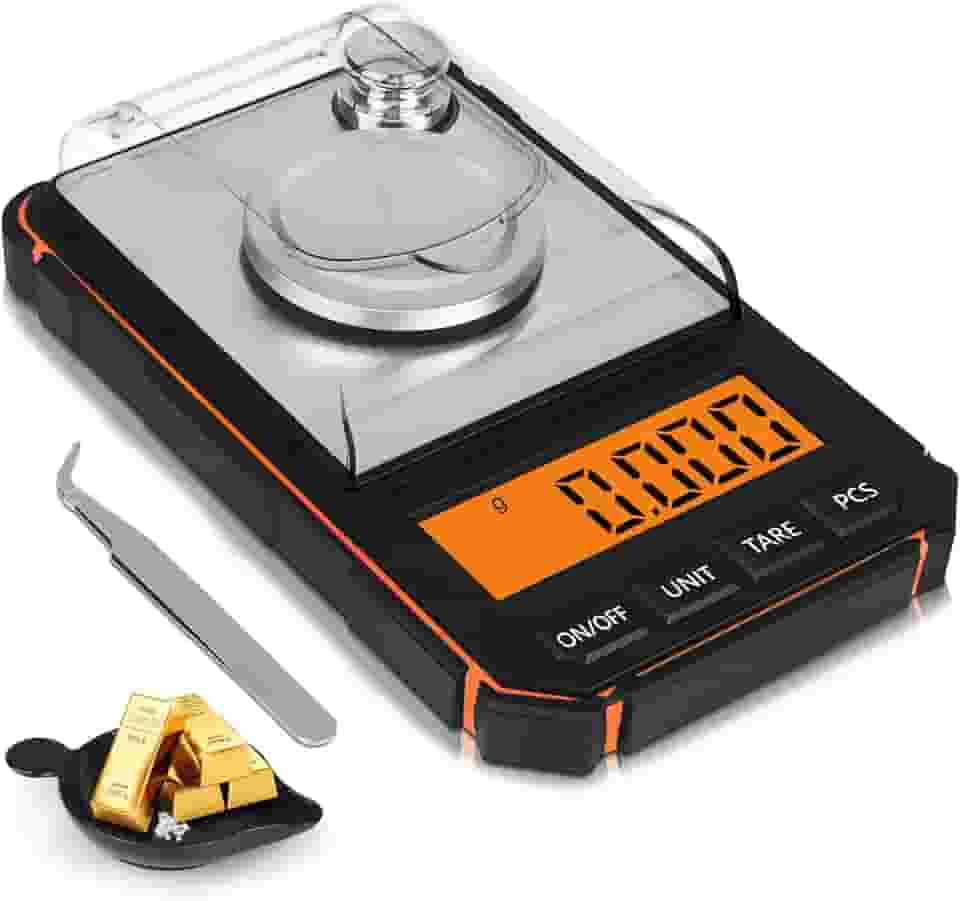 Balança de Precisão 0,01g, Mini Alta Precisão Digital 0.001G, Balança de Medição de Peso de JóIas