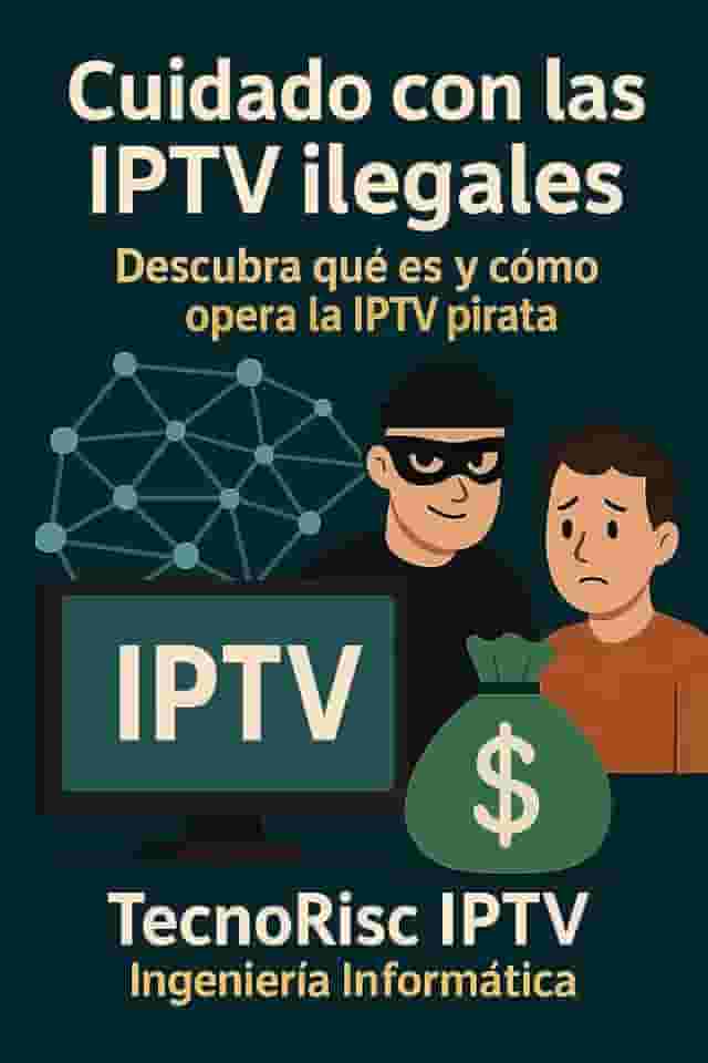 Cuidado con las IPTV ilegales: Descubra qué es y cómo opera la IPTV pirata (Spanish Edition)