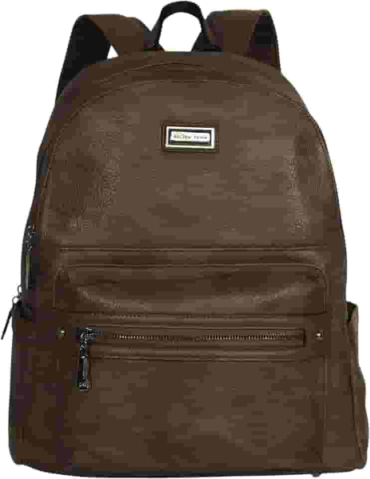 Mochila Feminina Sintético Executiva Golden Fênix Premium 2 Divisórias Moderna Espaçosa Bolsa de Costas