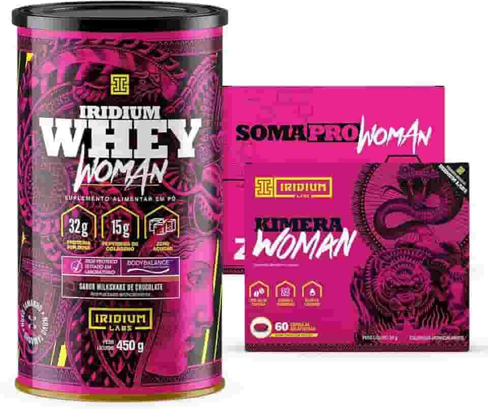 Whey Protein Woman 450g + Kimera Woman + Soma Pro Woman - Iridium Labs