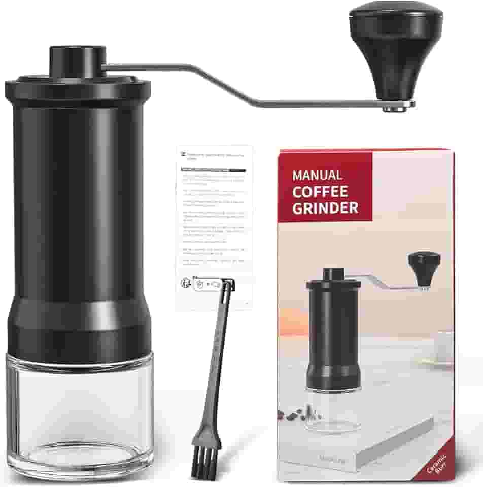 Moedor de Café Manual, Moedor De Café Em Aço Inoxidável Portátil, Capacidade De 30g, Padrão Barista