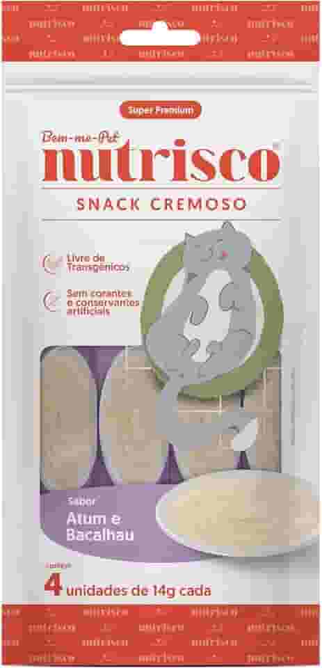 SNACK CREMOSO NUTRISCO 56G ATUM E BACALH