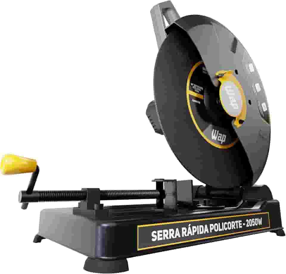WAP Serra Policorte de Bancada 14" WF SP01, Profissional, com Morsa de 90° a 45° e Empunhadura Extra, 2050W 220V