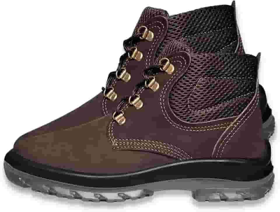 Bota Botina calçado de Segurança Trabalho Nobuck Unissex Bidensidade Ca Epi (42)