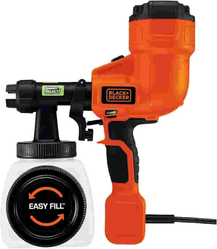 BLACK+DECKER Pistola de Pintura Elétrica HVLP BDPH200B 110V
