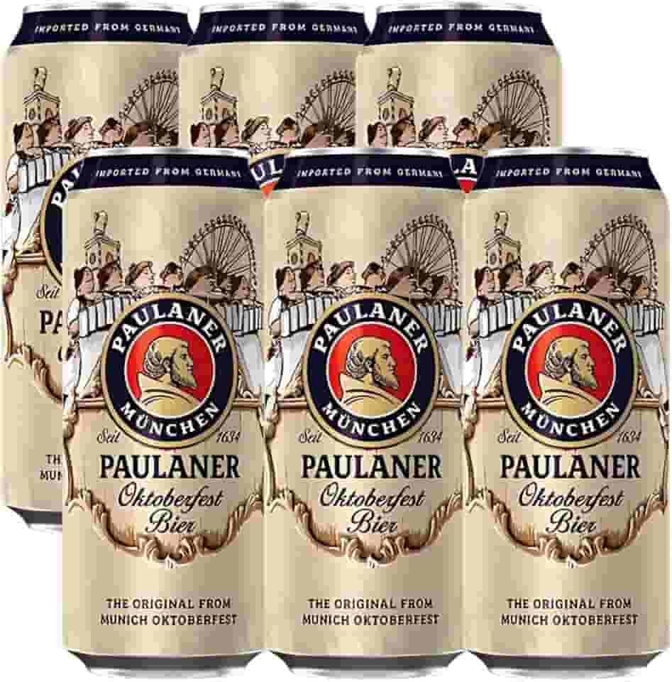 Kit 6 Cervejas Paulaner Edição Especial Oktober Bier 500ml