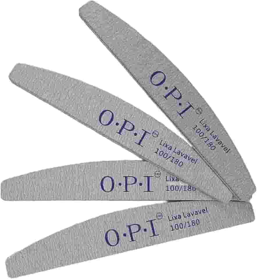 Lixa Bumerangue Lavável 100/180 Para Unhas de Gel Acrigel Fibra de Vidro, Com 1 Unidades