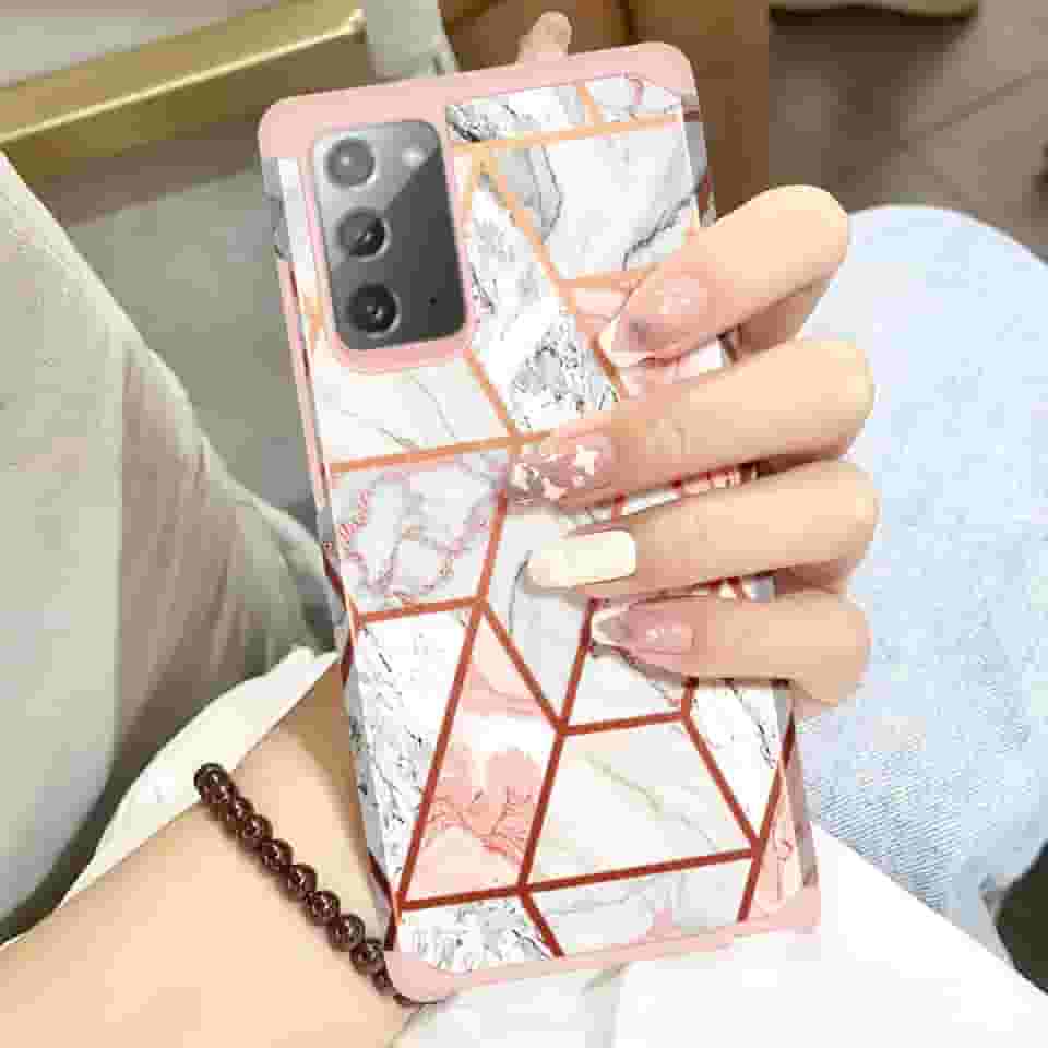 Capa protetora para Samsung Galaxy Note 20 (não para Ultra) ouro rosa para Galaxy Note 20 4G/5G, 6,7 polegadas, 2020