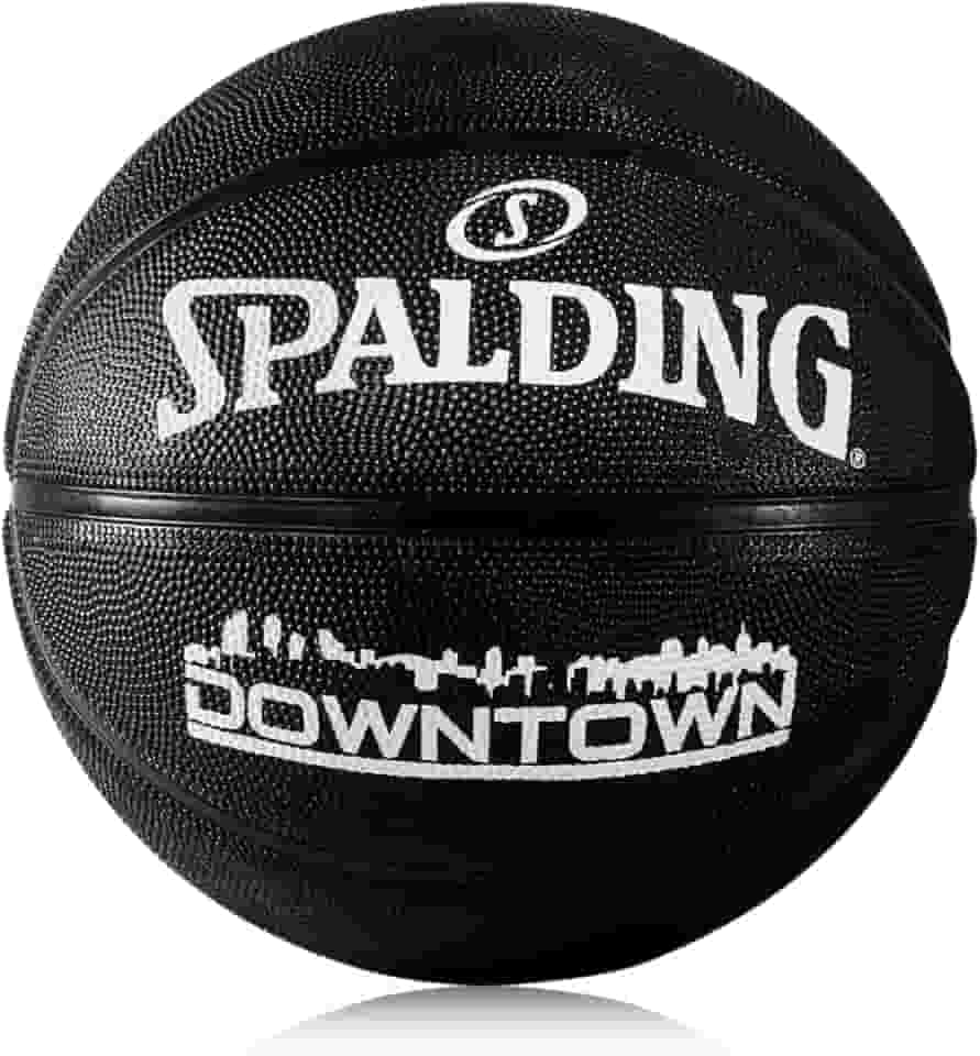 Bola De Basquete Preta Tamanho 7 Oficial Indoor Outdoor Borracha Grip Canaletas Profundas Uso Interno e Externo Profissional Liga Mundial Brasileira Adulta Juvenil Masculina Feminina Jogo