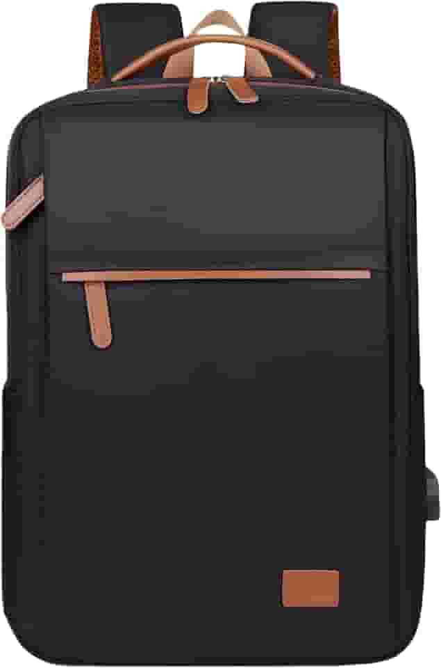 Mochila de Viagem Feminina Com Grande Capacidade Negócio Escolar Impermeável e Resistente Nylon 14-15,6 Polegadas Saco de Laptop Interface de Carregamento USB Multifuncional