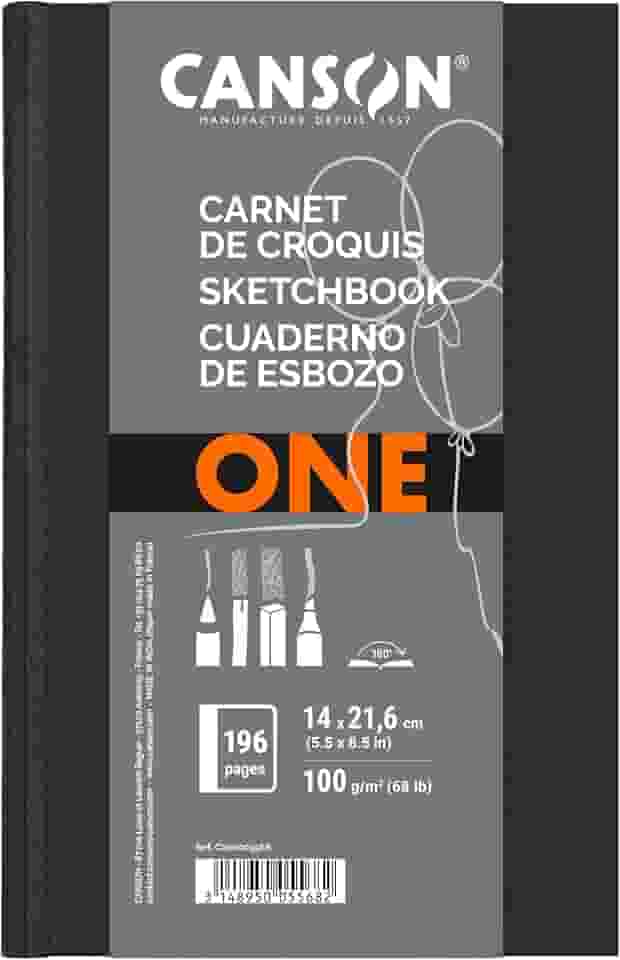 Sketchbook A5 100g/m², Canson, ArTBook One, 98 Folhas