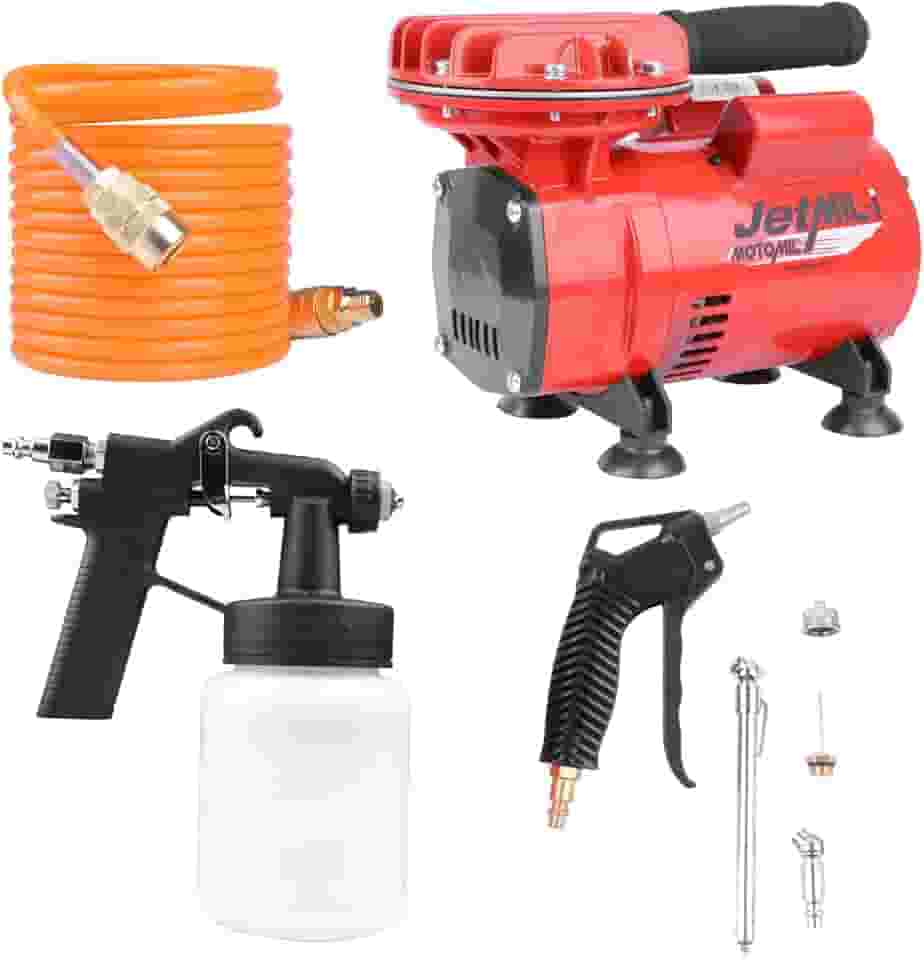 Compressor de Ar Direto Bivolt com Kit para Pintura e Limpeza JetMIL- i
