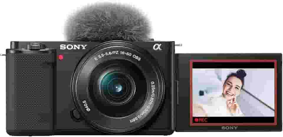 Sony Alpha ZV-E10 - Kit de câmera Vlog sem espelho com lentes intercambiáveis APS-C - Preto