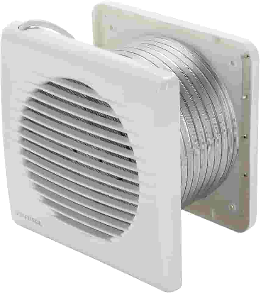 Ventisol kit ventilador axial exaustor para banheiro kexb-03 150mm vz2 tfx2 bivolt