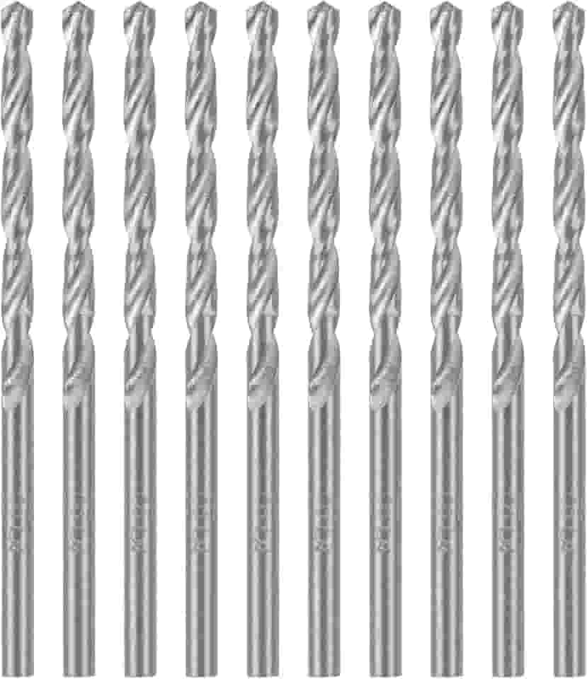 MTX Broca de Aço Rápido HSS para Metal 3mm – Jogo 10 Peças, Ângulo 118°, Superfície Polida, Alta Resistência ao Desgaste para Perfuração Precisa em Aço, Ferro e Bronze