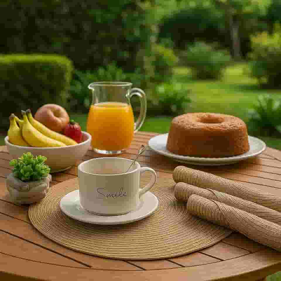 Kit Jogo Americano 6 Unidades Redondo 38cm Mesa Posta Elegante Souplast Jantar Cozinha (CAPUCCINO 6 unid)