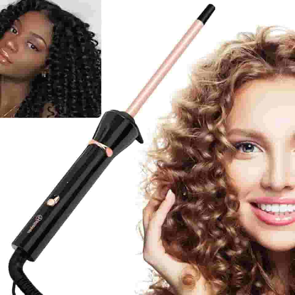 Modelador de Cachos Profissional 9mm Cerâmico | Cachos Finos e Definidos em Minutos | Tensão127V/220V | Anti Frizz | Cabelo Ondulado, Cacheado e Encaracolado | Beleza e Cuidados Pessoais