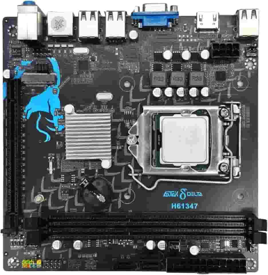 Placa Mãe HC61 Micro-ATX Chipset Intel H61/H67 Áudio LGA 1155 16Gb Ram DDR3 Slots M.2 e SATA II - Aitek