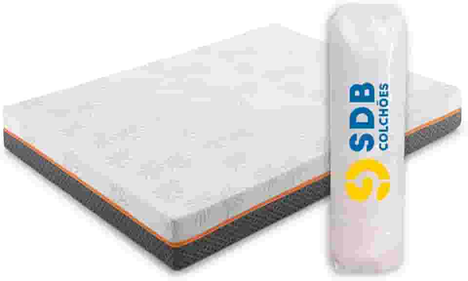 Colchão Casal De Molas Ensacadas 138x188x20cm D33 SDB Colchões (Laranja)