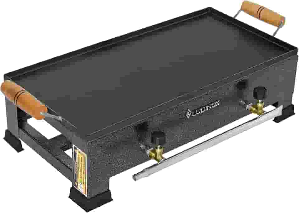 Fogão Industrial 2 Bocas Jr Alta Pressão com chapa C/Mangueira