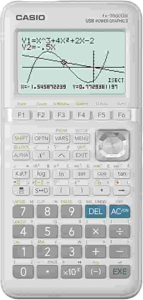 Calculadora gráfica Casio FX-9860GIII com Python, 2.900 funções e interface com PC via USB