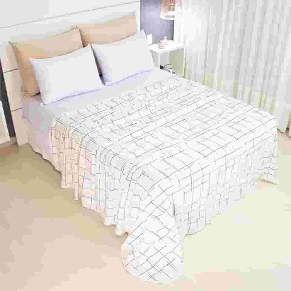 Lençol Sem Elástico Para Cobrir De Malha Queen Estampado cor:Modelo 4