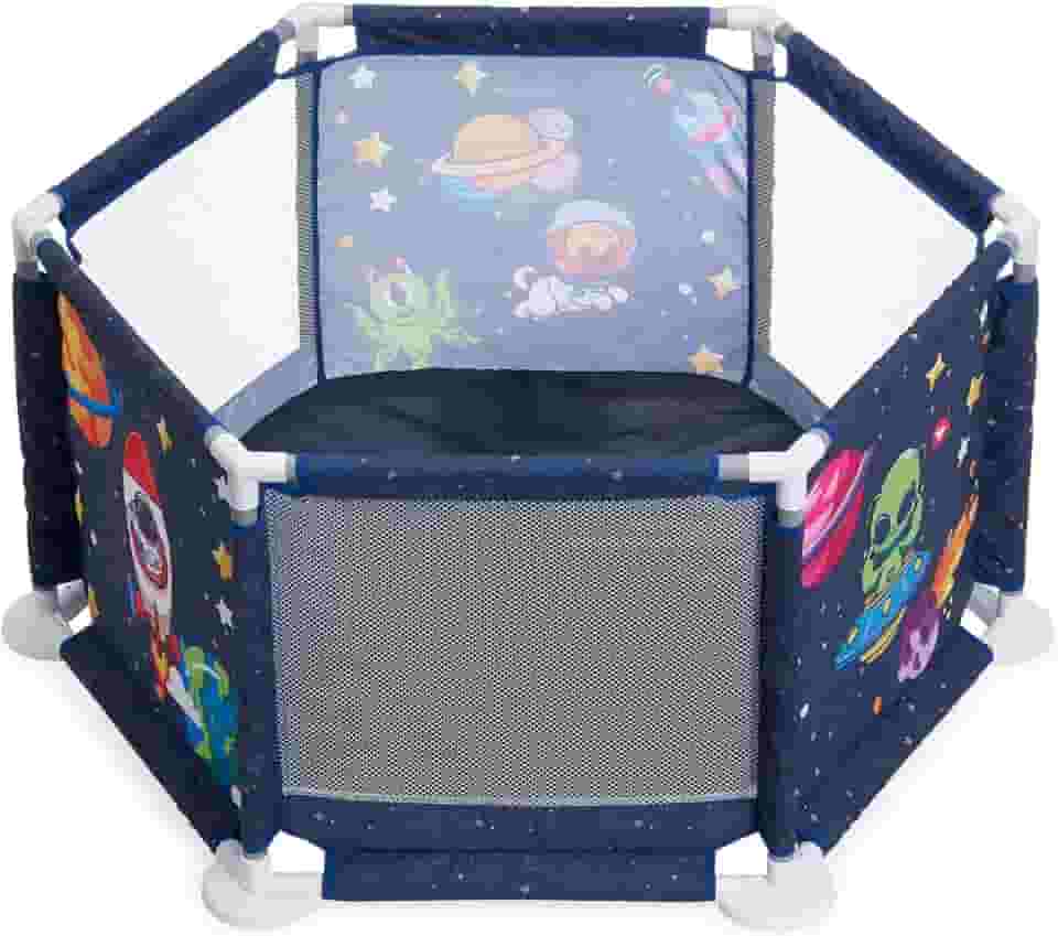 Cercadinho Infantil Chiqueiro Portátil Playpen MaxiBaby (Azul)