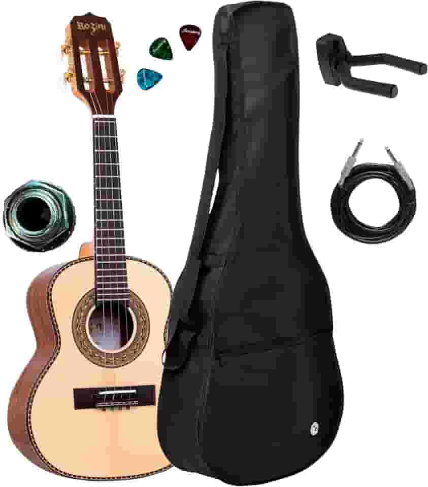 Cavaco Rozini Rc15 Eletroacústico + Capa, Cabo E Sh85