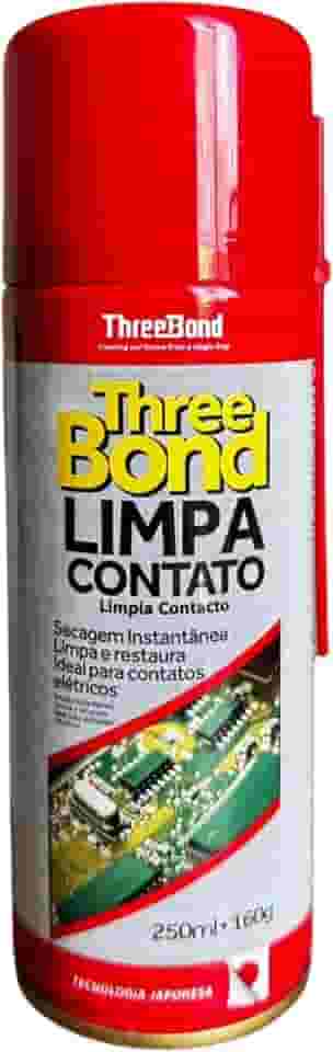 Limpa Contato Elétrico ThreeBond 250ml Spray | Evaporação Rápida | Ideal para Eletrônicos Placas, Conectores, Circuitos, Pilhas, PC, Baterias