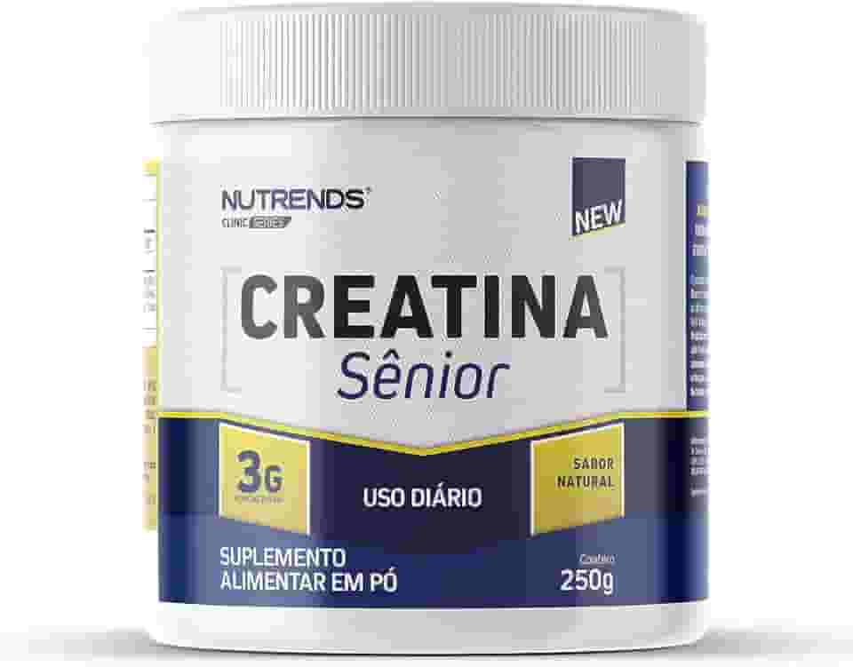 Creatina Sênior 250g, 100% Creatina Monohidratada Pura, Nutrends, Clinic Series