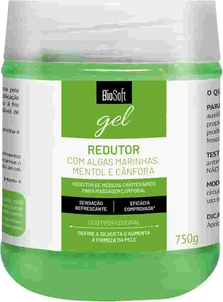 Soft Hair Gel Redutor De Gordura Crioterápico Biosoft - 750G