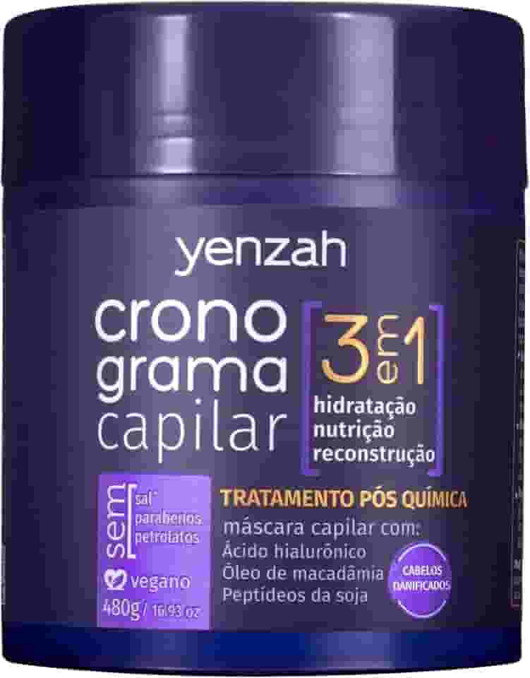 YENZAH - CRONOGRAMA 3 EM 1 - MÁSCARA PÓS QUÍMICA,