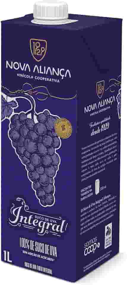 Nova Aliança Suco de Uva Tinto Integral Aliança 1L