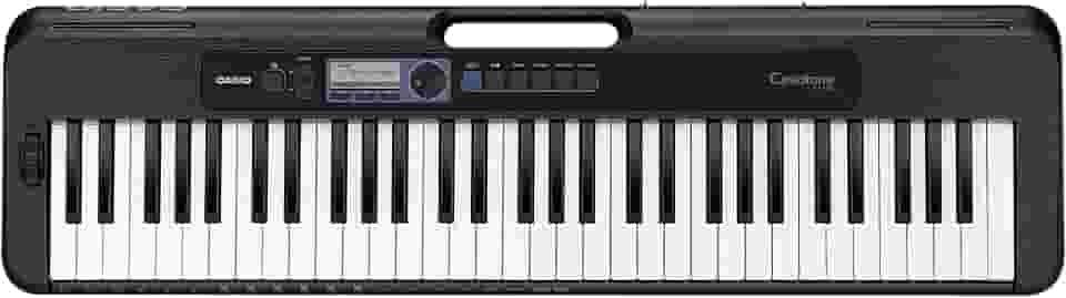 TECLADO MUSICAL CASIOTONE BÁSICO, CASIO, CT-S300C2-BR PRETO