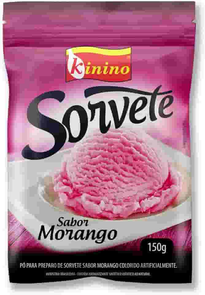 SORVETE DE MORANGO KININO 150G