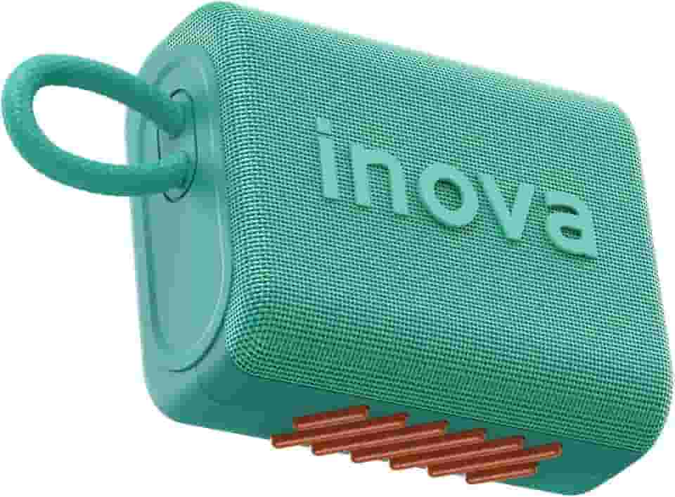 Caixa de Som, inava, Go- 5, Caixa de Som Portáteis Bluetooth,Terceira geração, 15h de reprodução, À Prova D'água IP67, TWS/USB/TF(Verde)