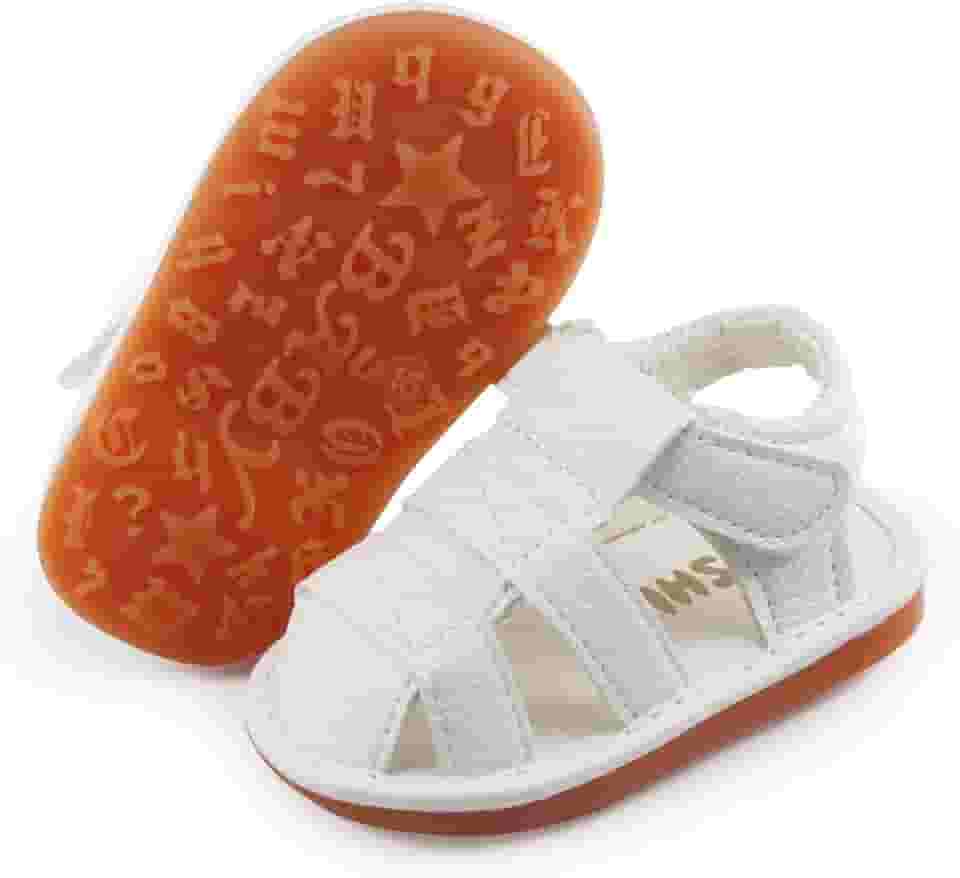 Sandálias para bebês meninas meninos sola macia de borracha para recém-nascidos primeiro andador berço verão praia sapatos