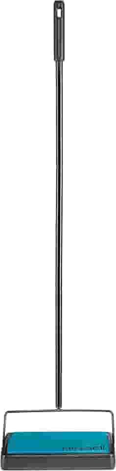 Vassoura mágica compacta para carpete e piso Bissell 2484A, azul-petróleo