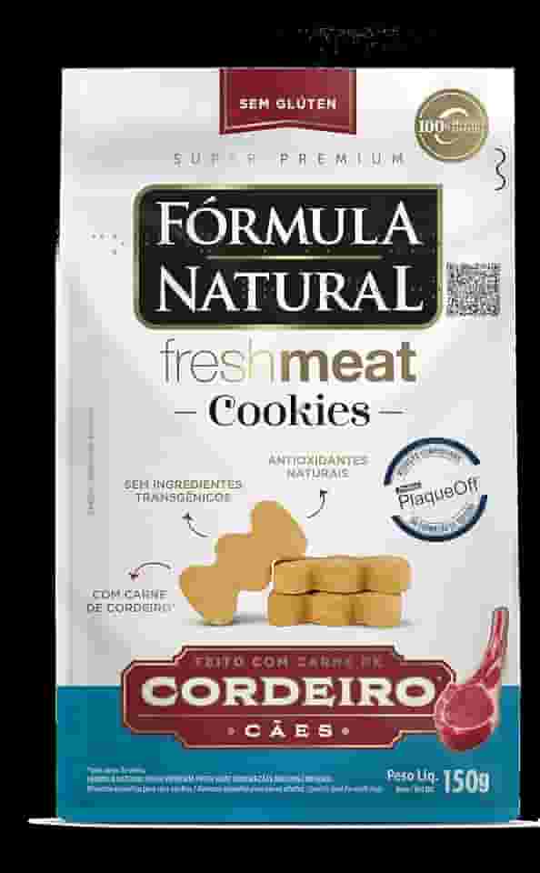Fórmula Natural Cookies Para Cães Adulto Cordeiro 150g