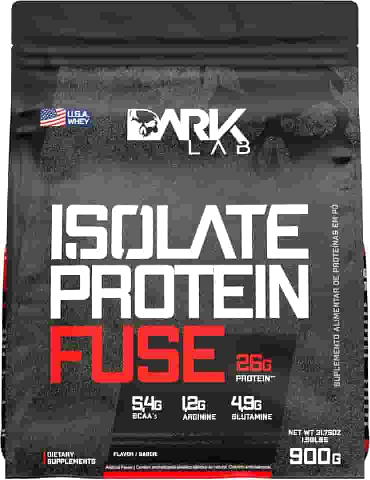 Isolate Protein Fuse Dark Lab, 900g, Chocolate, Suporte Muscular